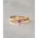 指輪 リング 「WEB限定」K18vermeil ひねり天然石リング レディース