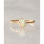 指輪 リング 「WEB限定」K18vermeil オーバル天然石リング レディース