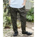ショッピングレオパード パンツ mp14468- Leopard Relax Pants レオパードイージーパンツ(S61926cmb) メンズ