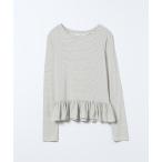 ショッピングフリル tシャツ ヘムフリルLS TEE/643069 レディース
