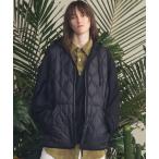 ダウンベスト ベスト 「UNISEX」「TAION/タイオン」VネックWジップソフトシェルダウンベスト「MAISON SPECIAL/メゾンスペシャル