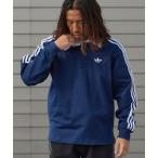 ポロシャツ adidas/アディダス 3-STRIPS RUGBY LOGO POLO SHIRTS スリーストライプス 長袖ポロ メンズ レディース