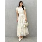 ドレス MIXレースマーメイドドレス