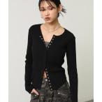 ニット セーター スナップボタン　�