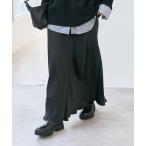 ショッピングロングスカート スカート キュプラフィブリルサテンスカート