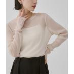 tシャツ ラメシアークルーネックトップス レディース