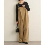 サロペット オーバーオール リネンライクキャミサロペット レディース