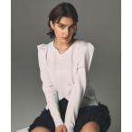 ニット セーター POWER SHOULDER KNIT レディース