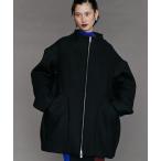 コート アウター 「UN3D./アンスリード」TUCK SHOLDER MIDDLE CT/タックショルダーミドルコート レディース