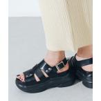 ショッピングスタッズ サンダル 「XS-LLサイズ展開・軽量」厚底スタッズベルトサンダル JA5945 レディース