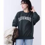  футболка тренировочный ELESEWHERE~ Logo обратная сторона ворсистый тренировочный женский 