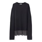 tシャツ ヘムレースロンT レディース