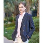 ジャケット テーラードジャケット コンフォートダブルブレザー レディース