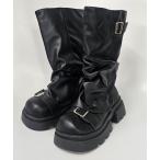 ブーツ ボリュームソールエンジニアブーツ レディース