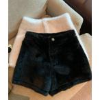  брюки искусственный мех высокий талия SPT женский 