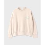 tシャツ ウィメンズ ”Happy” ヴィンテージ スウェット / 165405 J349D レディース