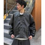 ブルゾン アウター ヴィンテージライクレザージャケット レディース メンズ