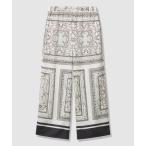 ショッピングスカーフ パンツ 「セットアップ対象商品」スカーフプリントイージーパンツ レディース