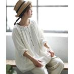 「soulberry」 長袖ブラウス M オフホワイト レディース