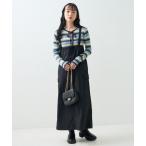 [FREAK'S STORE] комбинезон юбка свободный черный женский 