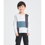 tシャツ ブロッキング長袖Tシャツ キッズ 子供服 男の子