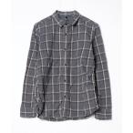 ショッピングネルシャツ 「Johnbull」 長袖ネルシャツ L グレー メンズ