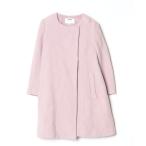 「JILL by JILL STUART」 ノーカラーコート MEDIUM ピンク レディース