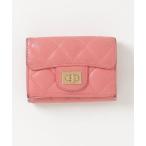 「CHANEL」 スモールフラップウォレット 2.55 財布 - ピンク レディース
