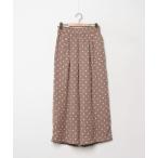 [NANO universe] легкий брюки FREE Brown женский 