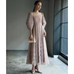 「GIRL」 半袖ワンピース L ピンクベージュ レディース