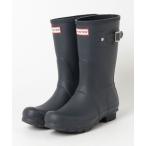 「HUNTER」 レインブーツ 39 ネイビー レディース