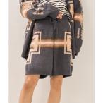 [FREAK'S STORE] шорты [PENDLETON сотрудничество ] свободный угольно-серый женский 