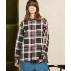 ショッピングネルシャツ 「MAISON SPECIAL」 長袖シャツ 2 パープル レディース