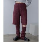 「VACANCY」 ハーフパンツ FREE ボルドー レディース