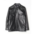 ショッピングレザージャケット 「NANO universe」 レザージャケット M ブラック メンズ