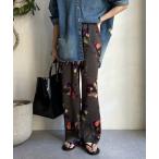 ショッピング古着 「DouDou」 イージーパンツ FREE チャコールグレー レディース