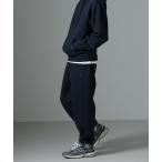 [NANO universe] джерси брюки L темно-синий мужской 