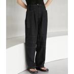 [LA PEAU DE GEM] брюки-карго 1 черный женский 