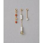 イヤリング 「フォーチュン」 ナチュラルストーン チャーム /Lucky レディース