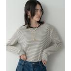 ショッピングtシャツ tシャツ ボーダーカットソー レディース
