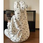 パジャマ ルームウェア WEGO/うさ耳星柄ジップパーカー＆パンツ上下セット レディース