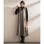 ショッピングラメ ワンピース ラメシックツイードワンピース「洗える」