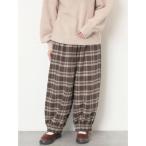 ショッピングバルーン パンツ 「帯電防止裏地」ヘリンボーンバルーンパンツ「M/Lサイズ」 レディース