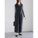 ショッピングコンビネゾン サロペット オーバーオール ツイーディーダブルコンビネゾン レディース