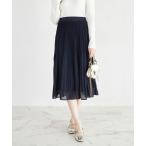 ショッピングシフォン スカート 「ZOZO限定」シフォンジョーゼット消しプリーツスカート