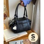 ショッピングミラー ボストンバッグ ミラーチャーム付ソフトミニボストンバッグ レディース