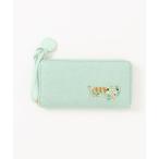 ショッピングツモリチサト 財布 ラウンド長財布　ツモリチサト　キラネコストーン レディース