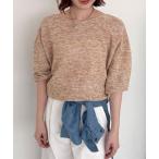 ニット セーター 「26SS先行予約」ペーパーヤーンＭＩＸニットプルオーバー レディース