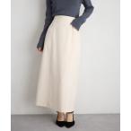ショッピングミモレ丈 スカート キリカエIラインスカート639045