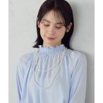 ショッピングコムサ ネックレス 樹脂パールロングネックレス レディース